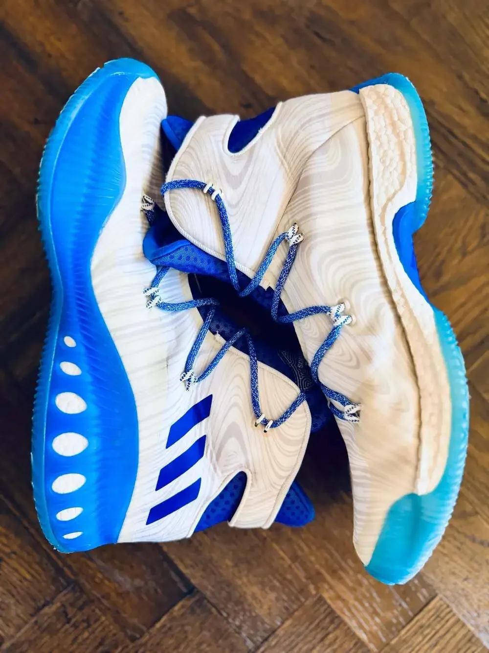 Adidas Crazy Explosive 2016 'Collegiate Royal' Basketball Shoes (B42840) Used!